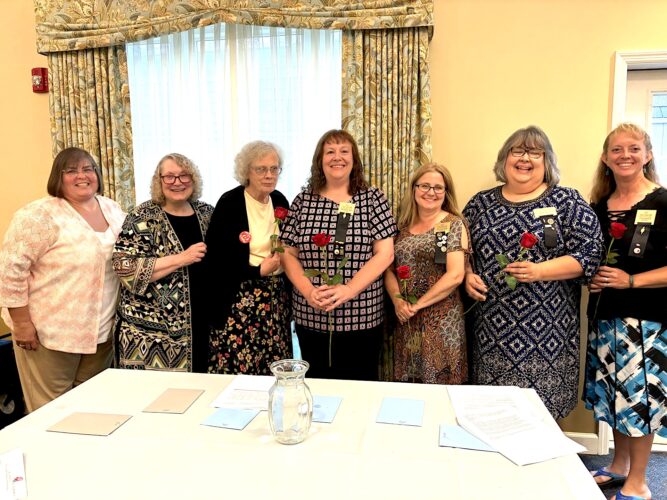 Alpha Beta Chapter installs officers